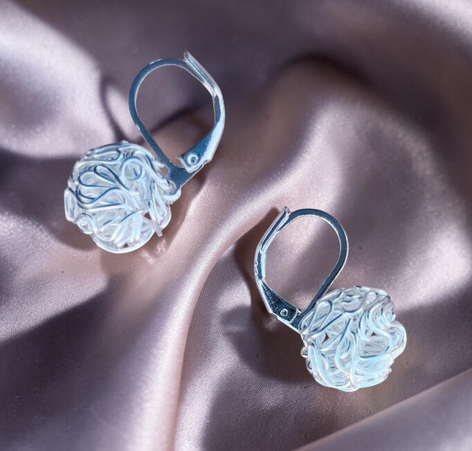 OD0012 ....17 € Brisuren S925 versilberte Draht Kugel 12 mm