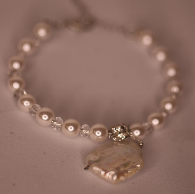 AP0008 ....25 € Süßwasserperlen, Zuchtperlen, Barockperlen