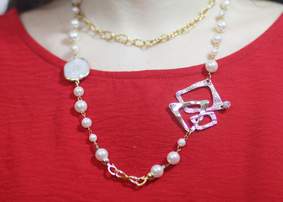 KP0018 ... 50 € Süßwasserperlen, Zuchtperlen, Barockperlen