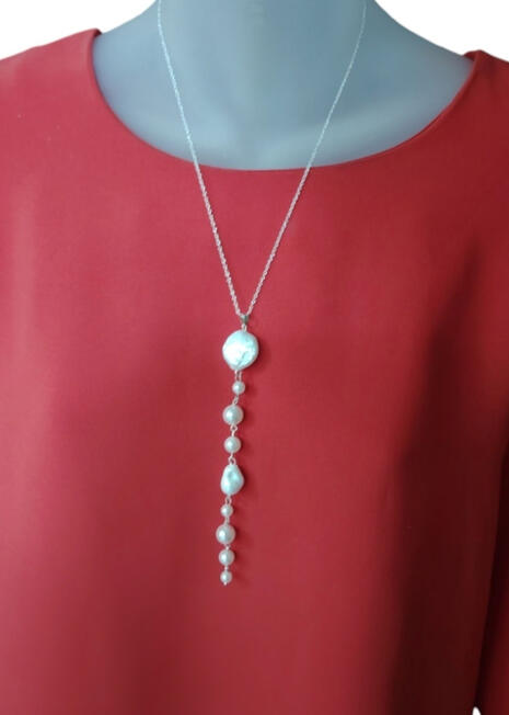 KP0009 ...30 € Sold, ähnliche vorhanden S. 925 mit Süßwasser Zucht und Barockperlen